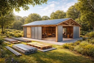 découvrez notre hangar démontable sans permis de construire, une solution écoresponsable pour un développement durable, alliant praticité et respect de l'environnement.