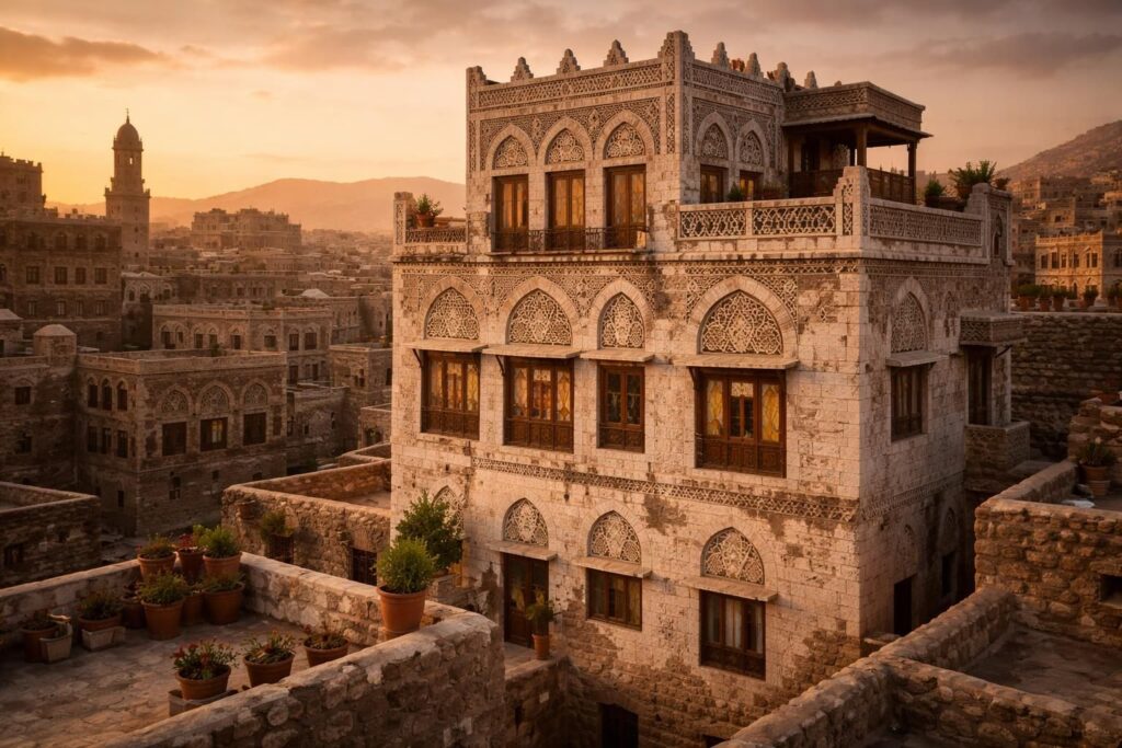 découvrez l'histoire fascinante de la maison sanaa, une œuvre architecturale unique qui allie modernité et tradition, révélant les secrets de sa construction exceptionnelle.