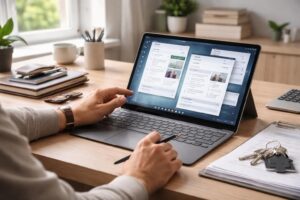 découvrez comment préparer efficacement la location avec des baux et annexes sur tablette windows grâce à un workflow optimisé.