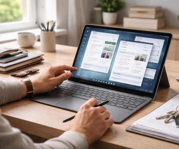 découvrez comment préparer efficacement la location avec des baux et annexes sur tablette windows grâce à un workflow optimisé.