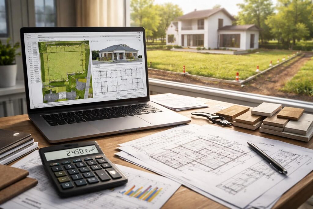 obtenez un calcul précis du prix au m² pour votre maison et terrain afin d'estimer la valeur réelle de votre bien immobilier rapidement et facilement.