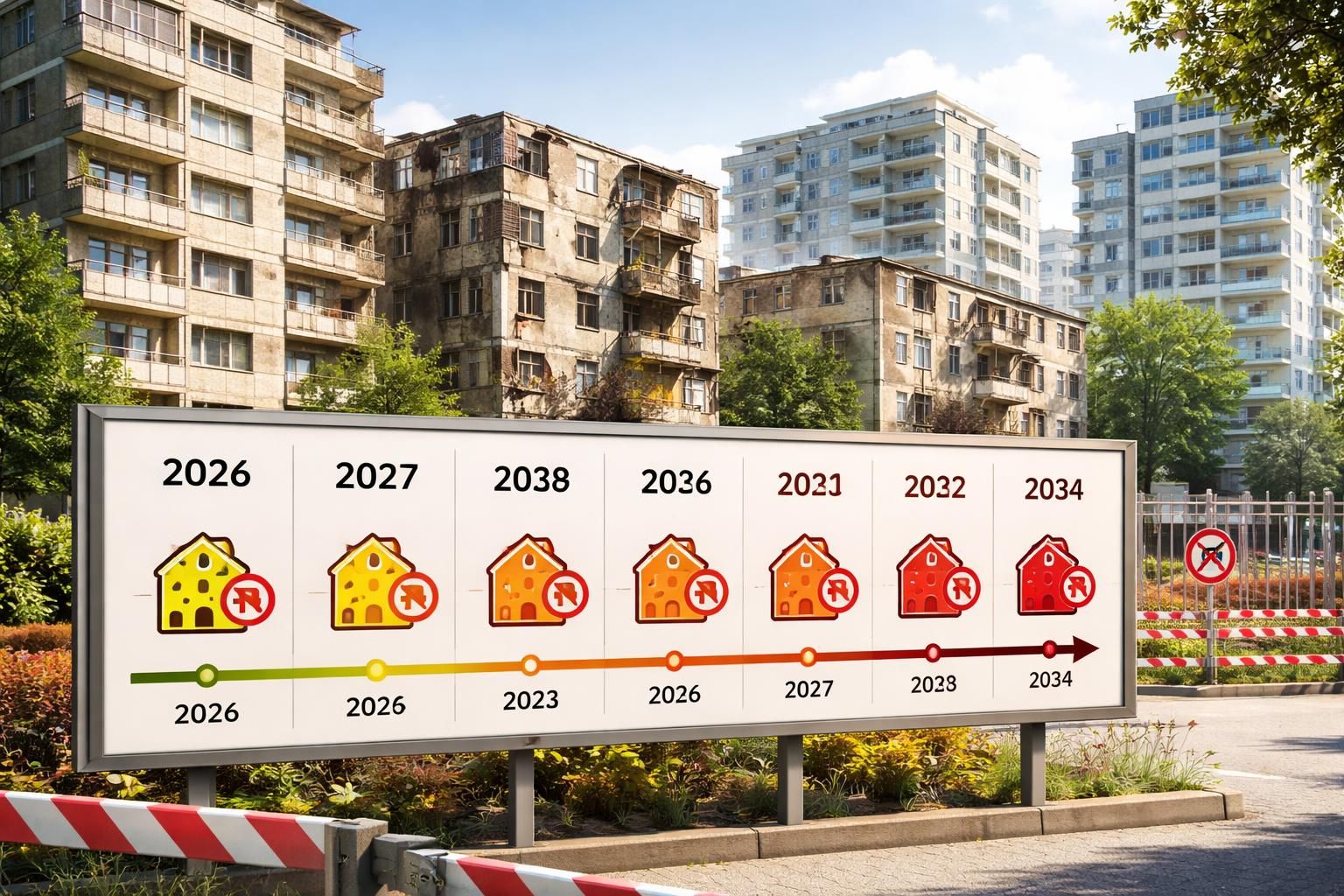 découvrez le calendrier complet de l'interdiction de vente des logements classés dpe f, de 2026 à 2034, et préparez-vous aux nouvelles réglementations énergétiques.