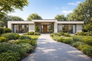 explorez nos plans de villa de plain-pied, conçus pour une maison accessible, confortable et fonctionnelle, idéale pour tous les âges et besoins.
